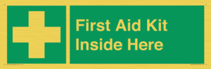 First Aid Kit Inside Here